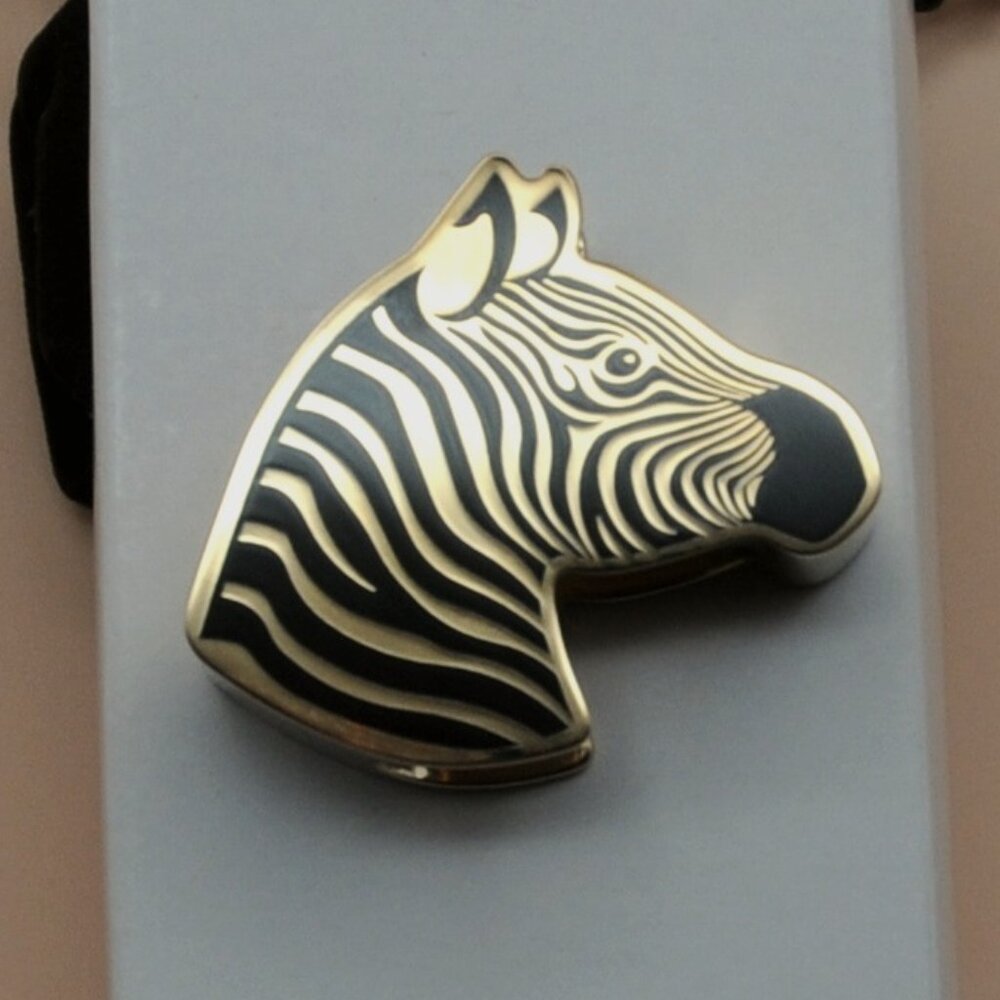 Hermes Zebre scarf 90 ring